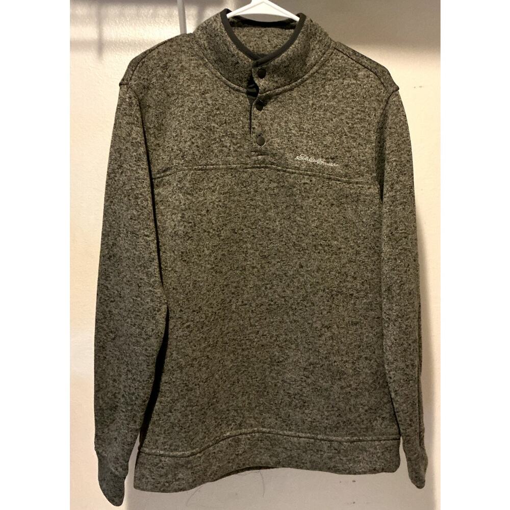 Eddie Baur Men's Fleece Radiator Fleece Snap Pullover Jacket Size Medium
